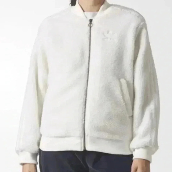 Adidas original Sherpa bomber jacket - Picture 2 of 9